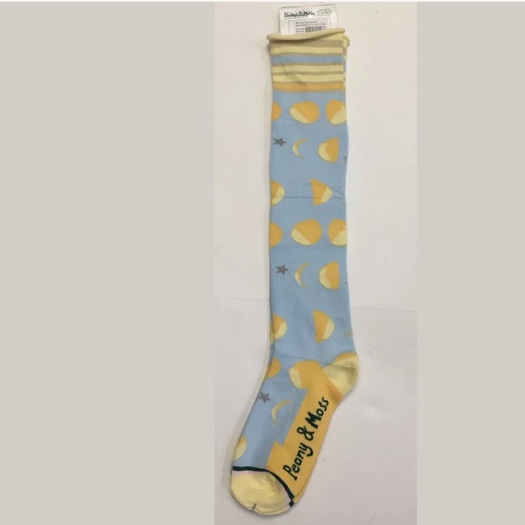 Peony And Moss Knee Socks One Size Stars And Moons - Picture 3 of 7